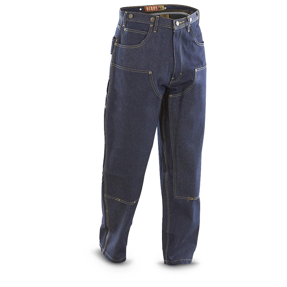 Berne Rigid Double-knee Carpenter Jeans, Denim - 614580, Jeans & Pants ...