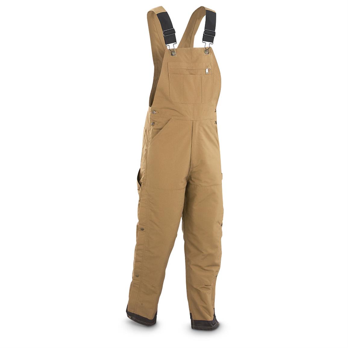 Berne Nesthorn Insulated Bibs - 614583, Insulated Pants, Overalls ...