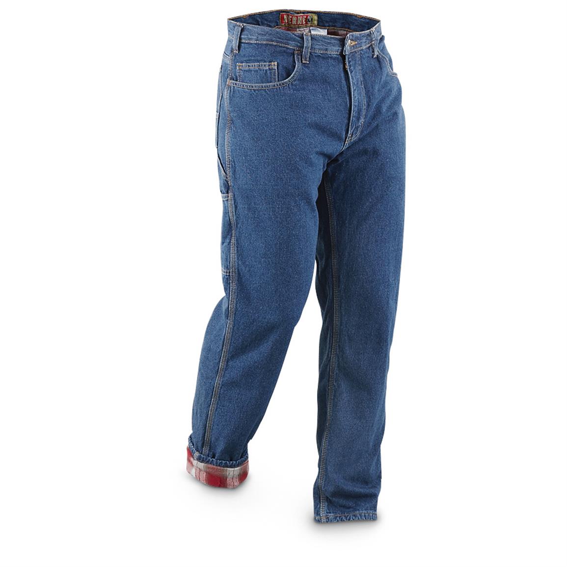 Berne Original Lined Dungaree Jeans - 614593, Insulated Pants, Overalls ...