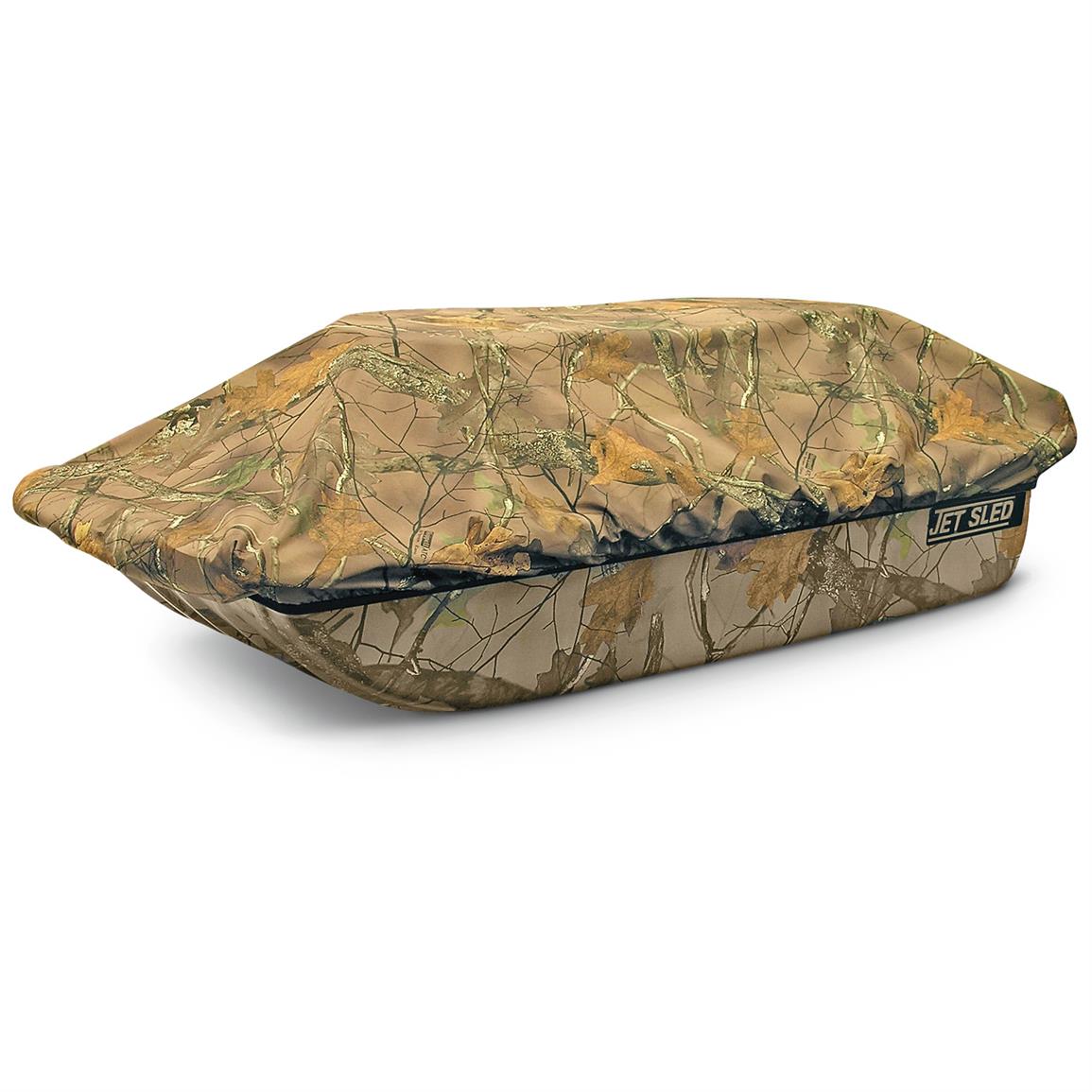 Shappell Camo Jet Sled & Matching Travel Cover Haul Duck Decoys & Waterfowl Gear 