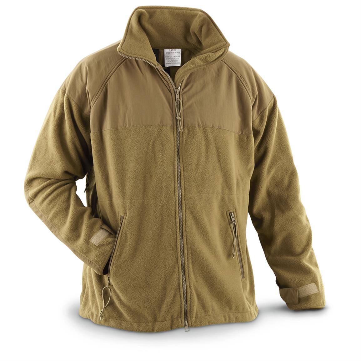 USMC Issue Coyote PolarTec Fleece Pullover 1/4 Zip | Army Navy Outdoors