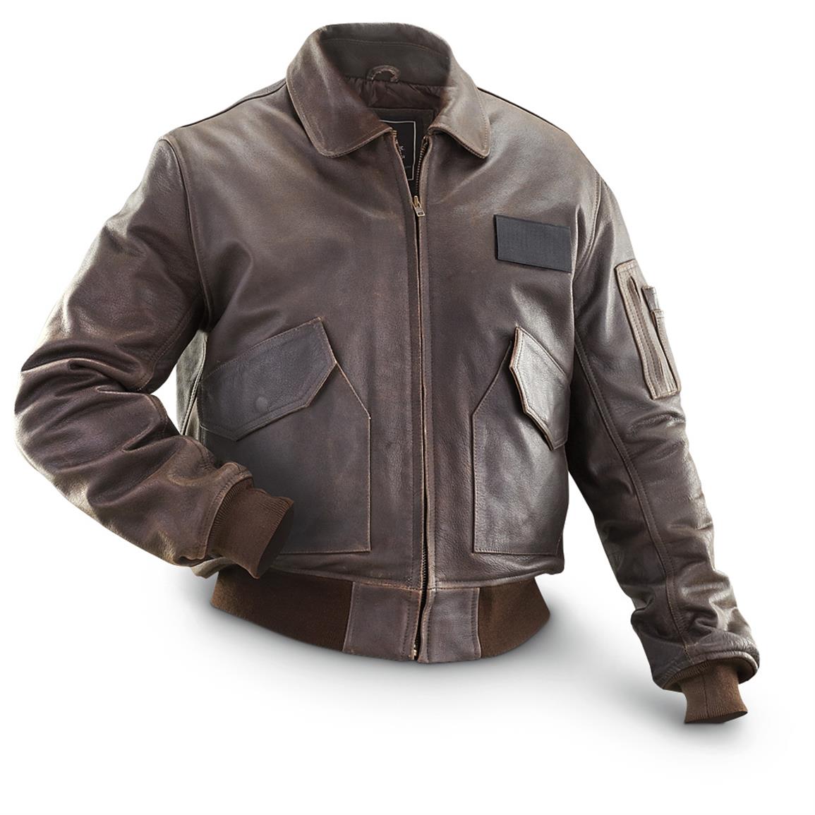 Alpha Leather CWU 45/P Flight Jacket - 616390, Flight Jackets at