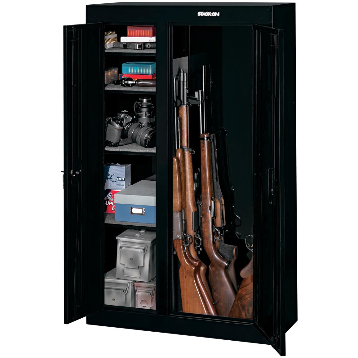 Stack On 10 Gun Double Door Security Cabinet 616691 Gun