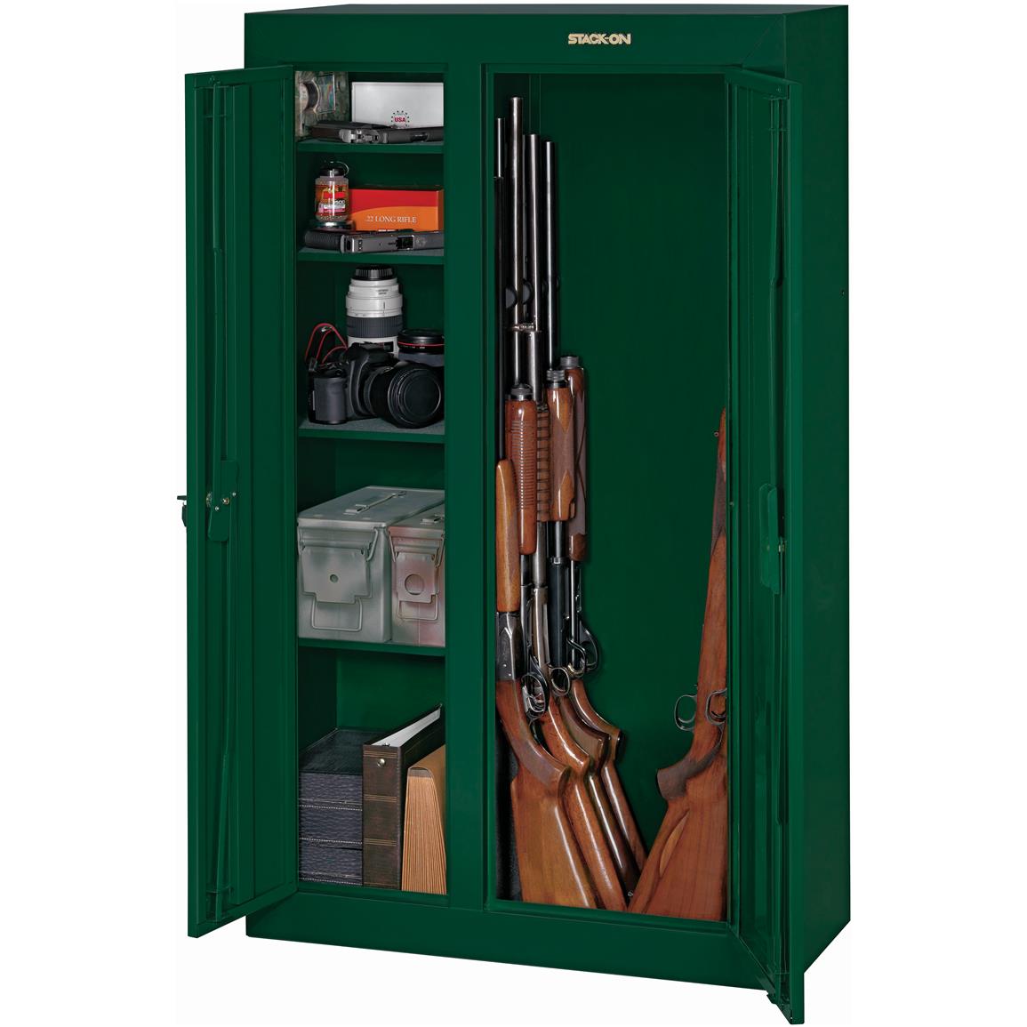 Stack On 10 Gun Double Door Security Cabinet 616691 Gun