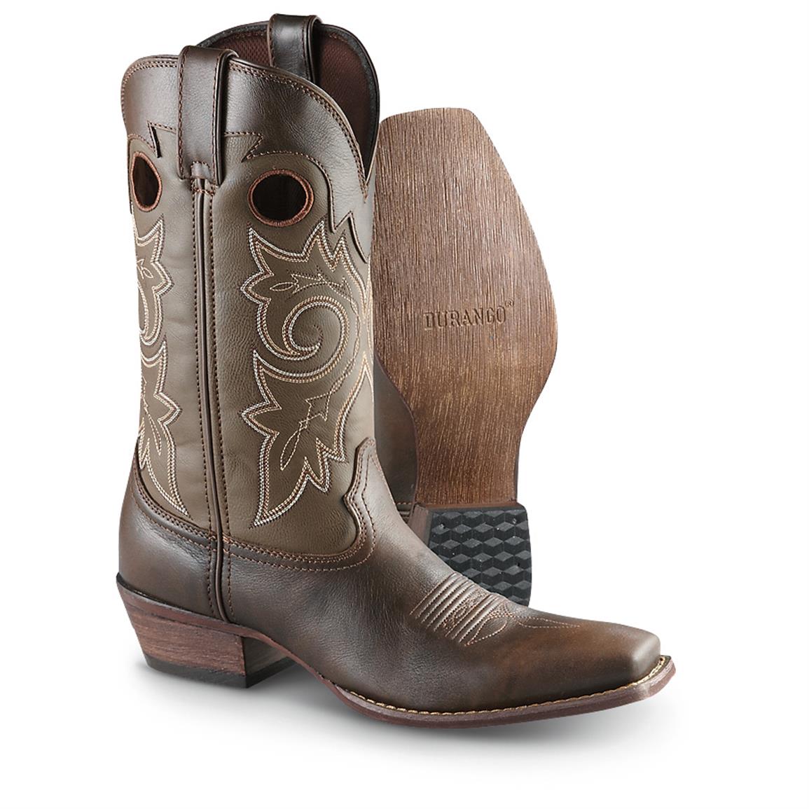 Men's Durango® Gambler Cowboy Boots, Brown - 617030, Cowboy & Western ...