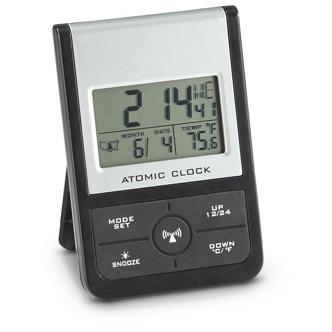 Atomic Desk Clock 617225 Clocks Wall Clocks At Sportsman S Guide