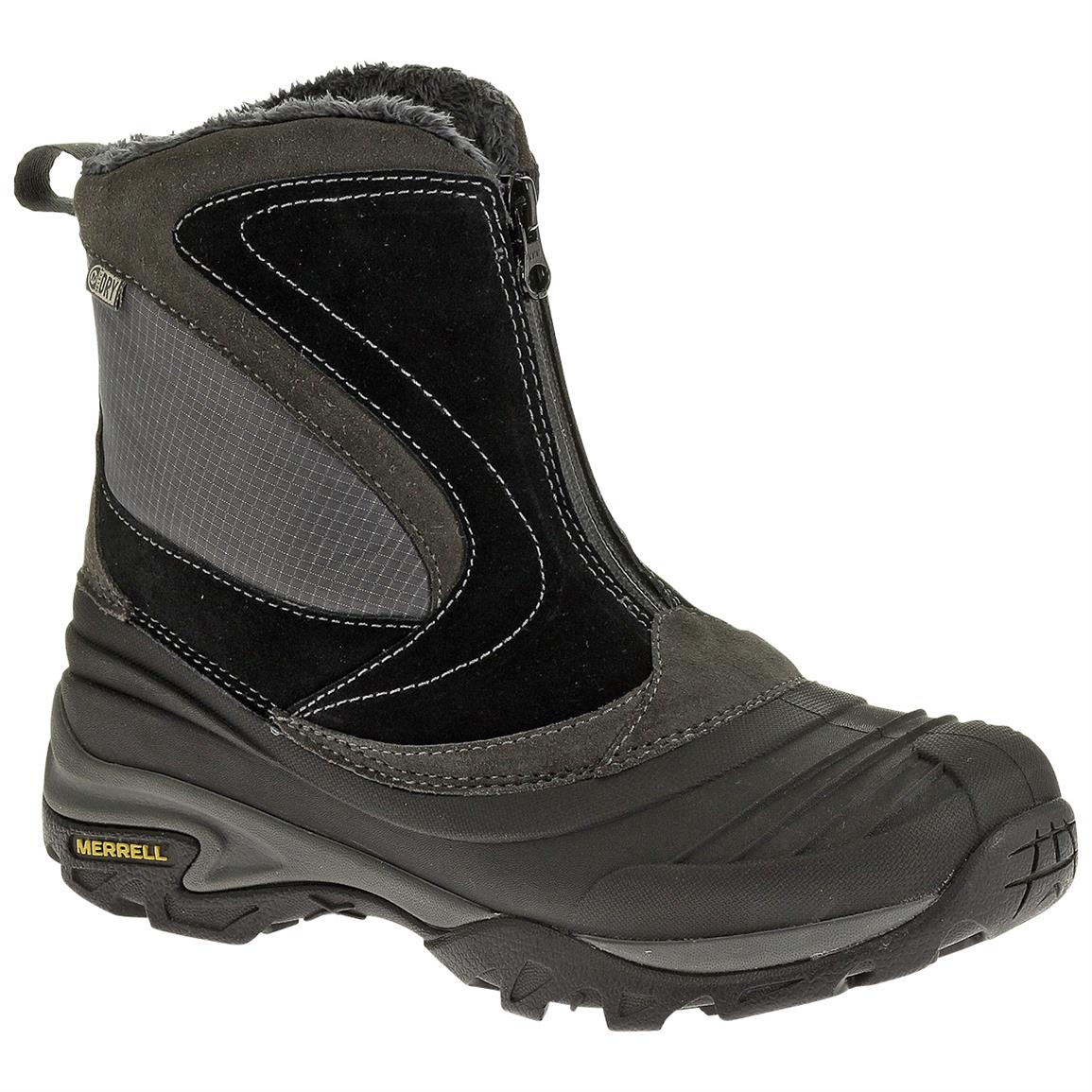 Women's Merrell Snowbound Mid Zip Waterproof Boots - 617454, Winter ...