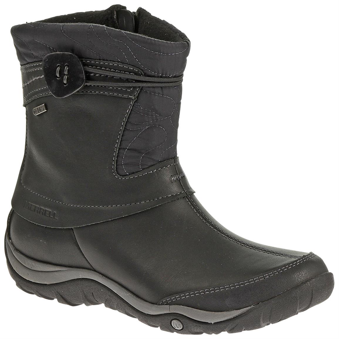 Women's Merrell Dewbrook Zip WATERPROOF Boots - 617469, Winter & Snow ...