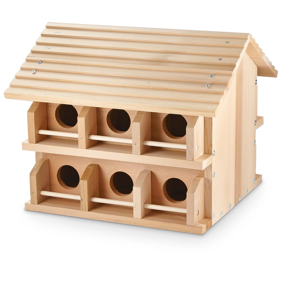 Wooden Purple Martin Bird House - 617486, Patio &amp; Outdoor ...