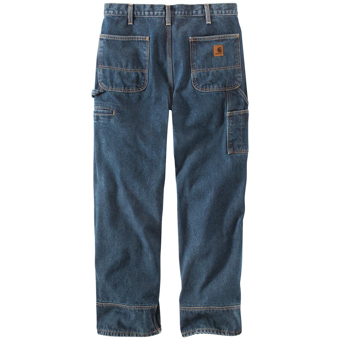 Men's Carhartt® Flame - resistant Lined Relaxed Fit Denim Utility Jeans ...
