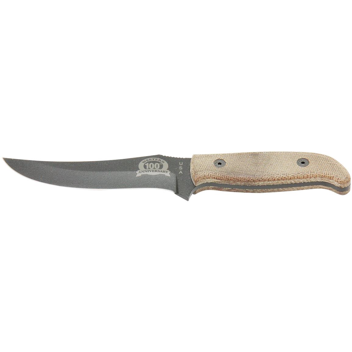 Camillus Western 9 1/4" 100th Anniversary Fixed Blade Knife 617952