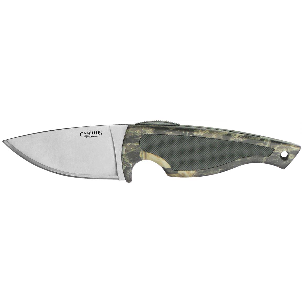 Camillus TigerSharp Titanium Skinning Knife - 617969, Fixed Blade ...