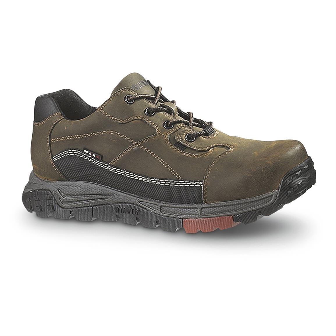 Wolverine Low Peak Red Tooth Composite Toe Work Shoes - 618004, Work ...