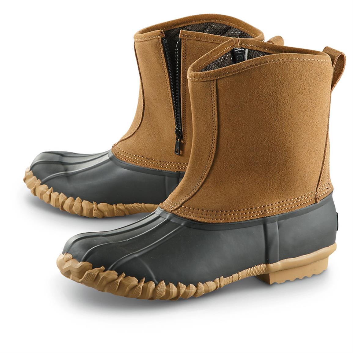 Guide Gear SideZip Insulated Duck Boots 618214, Winter & Snow Boots