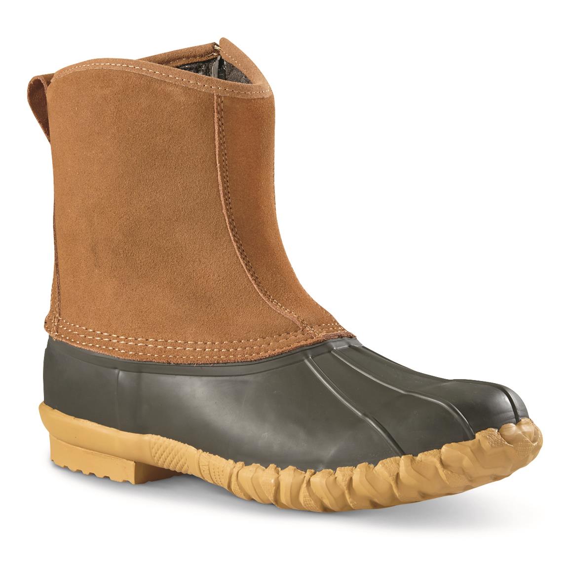 Guide Gear Side-Zip 400-gram Insulated Duck Boots, Tan