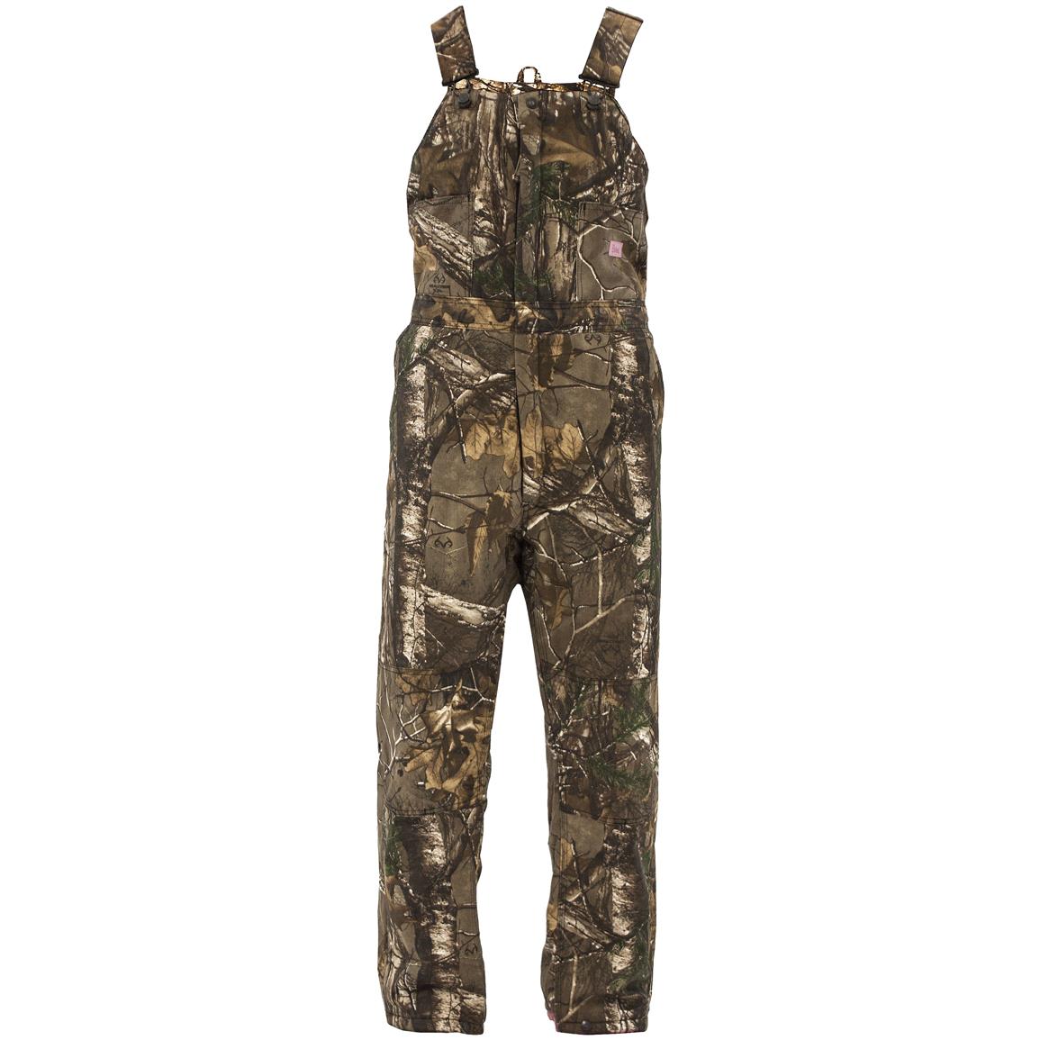 Women's Berne Snow Field Camo Bib Overalls 618332, Women's Hunting