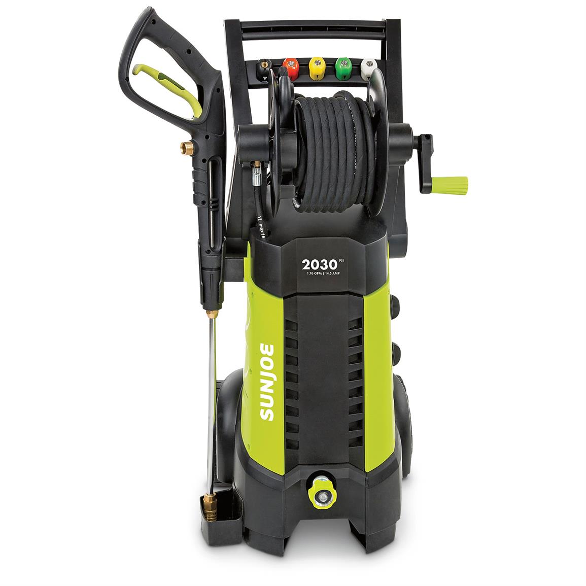 Birtechway 3000 PSI 2.4 GPM Electric Pressure Washer - With Adjustable Foam Cannon, 4 Nozzles, 10m Cord, For Home & Driveway