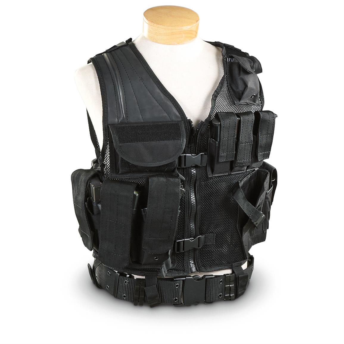 5ive Star Gear Multi-pocket Crossdraw Vest - 618709, Tactical Clothing ...