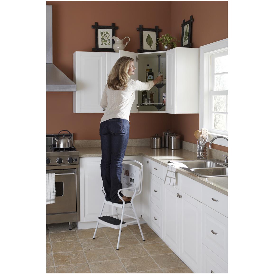 Cosco® Retro Counter Step Stool 618773, Kitchen & Dining Stools at