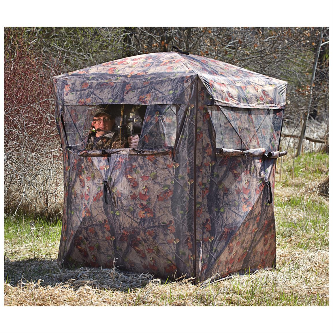 Famous Maker XXL 5-hub Blind - 618865, Ground Blinds at Sportsman's Guide