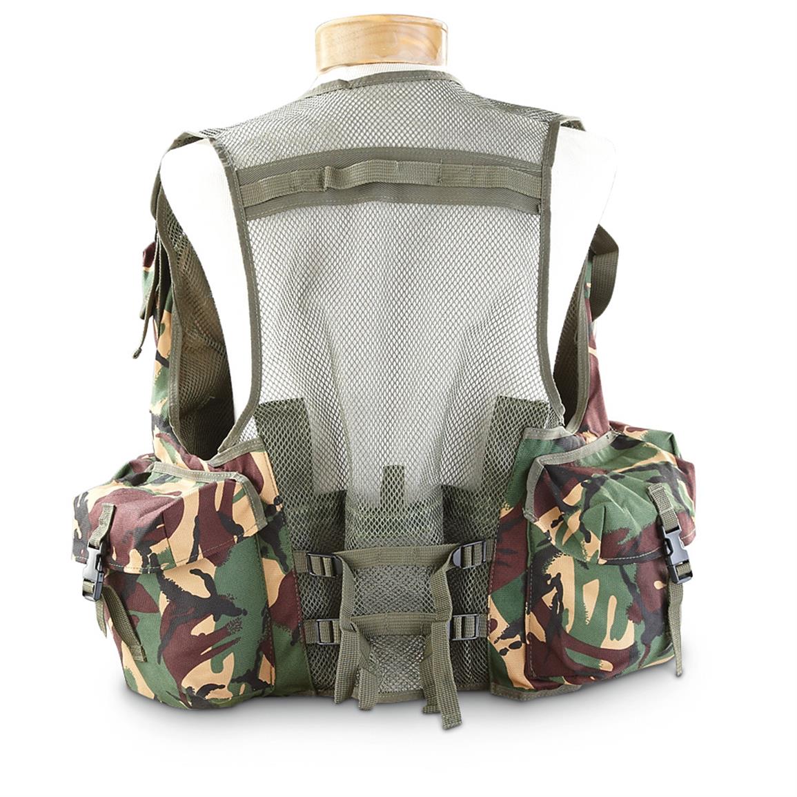 Military-style Tactical DPM Camo Vest - 618891, Tactical Clothing at ...