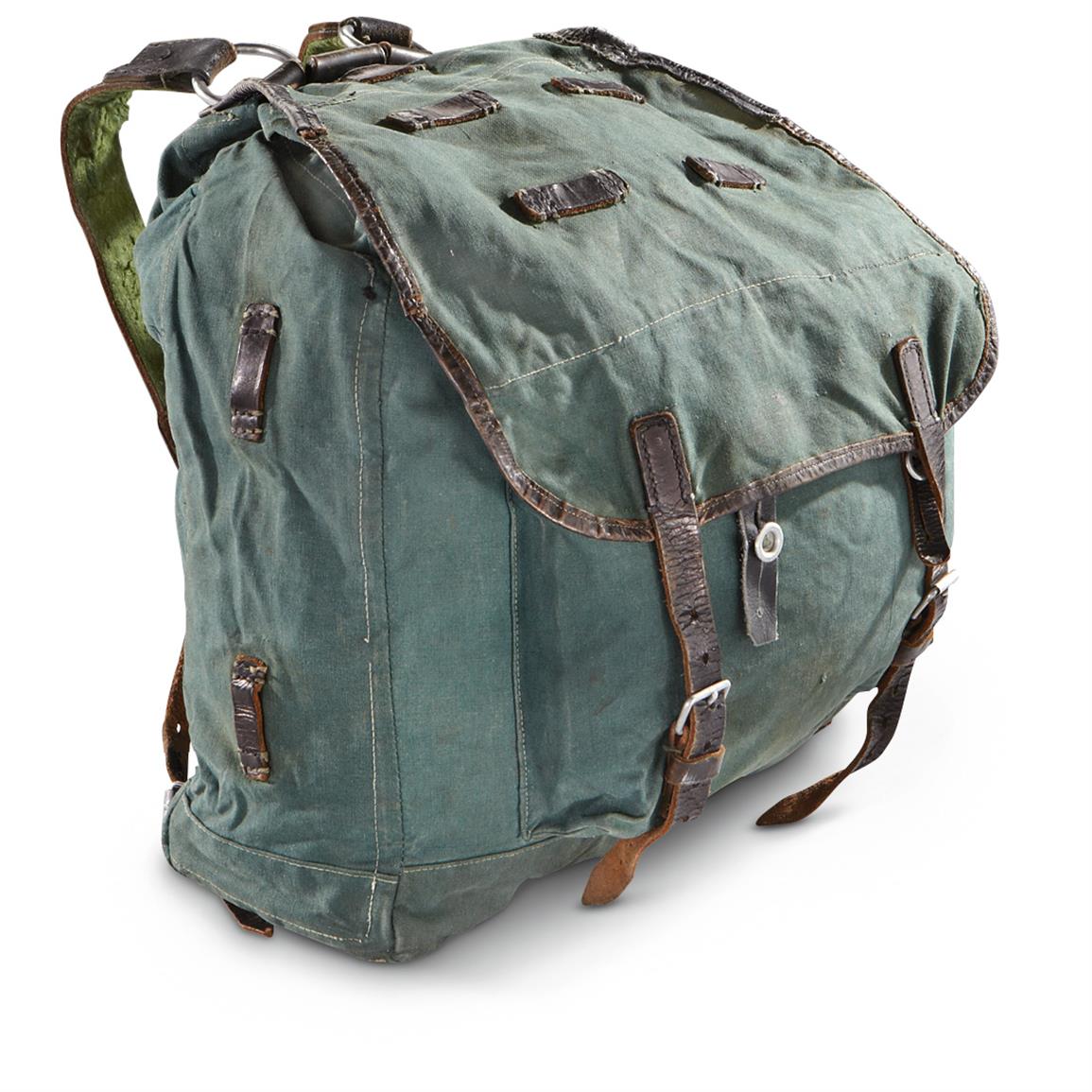 Used German Military Surplus WWII-style Rucksack - 619355, Rucksacks ...