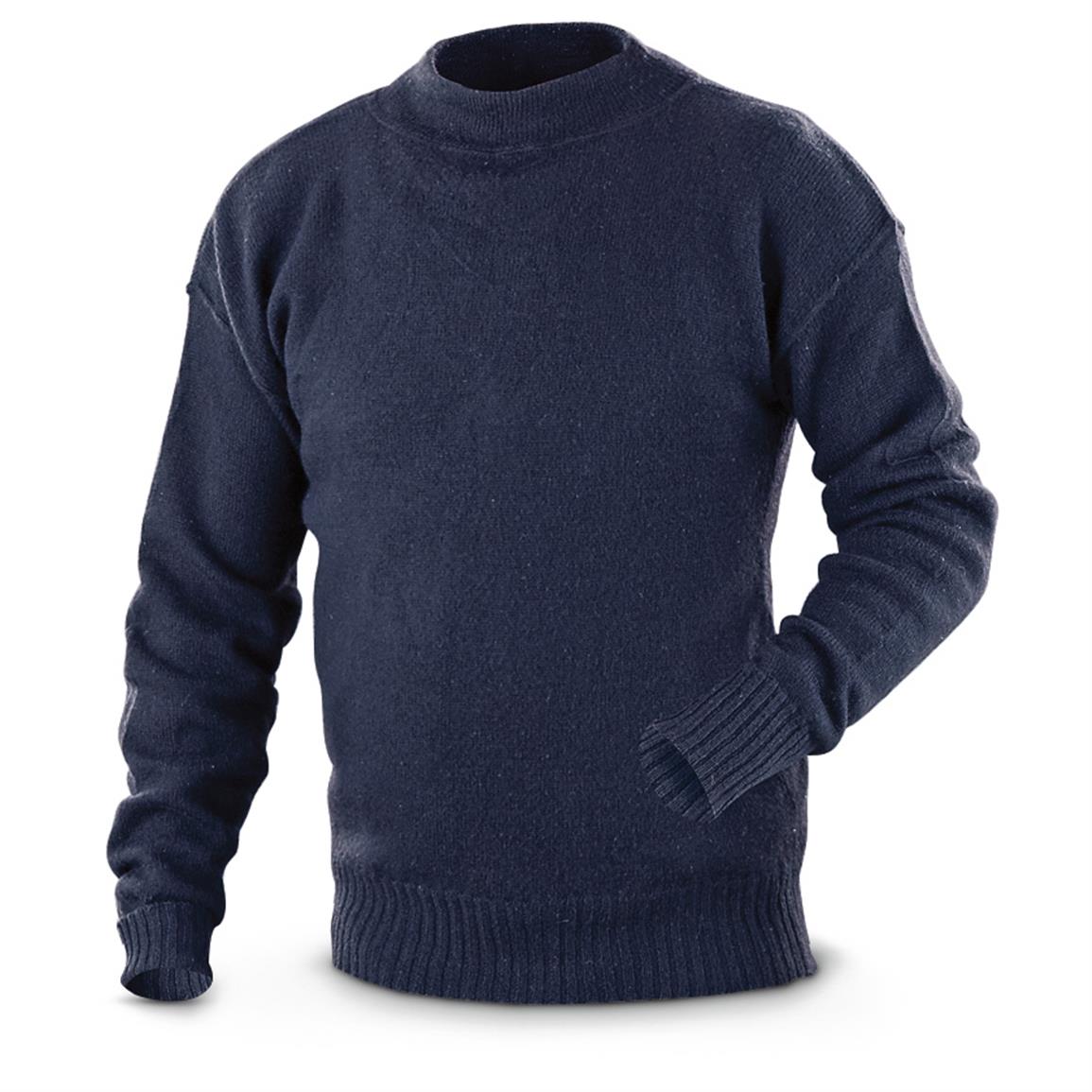 Army-navy Surplus Wool Sweater - Army Military