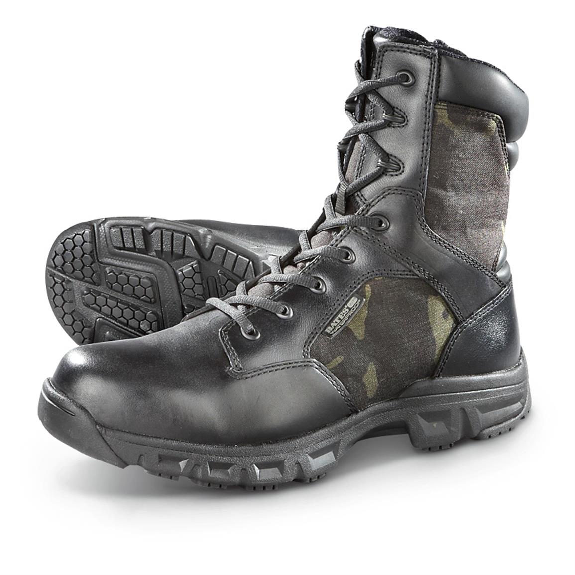 Bates Code 6 MultiCam Men's Waterproof Tactical Duty Boots - 619606 ...