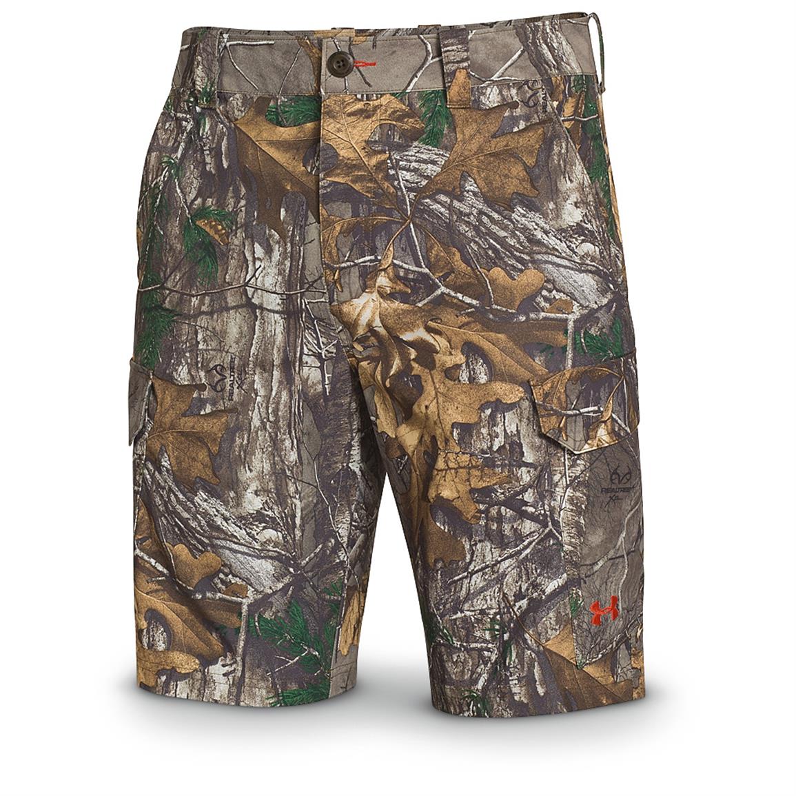 men's under armour camo shorts