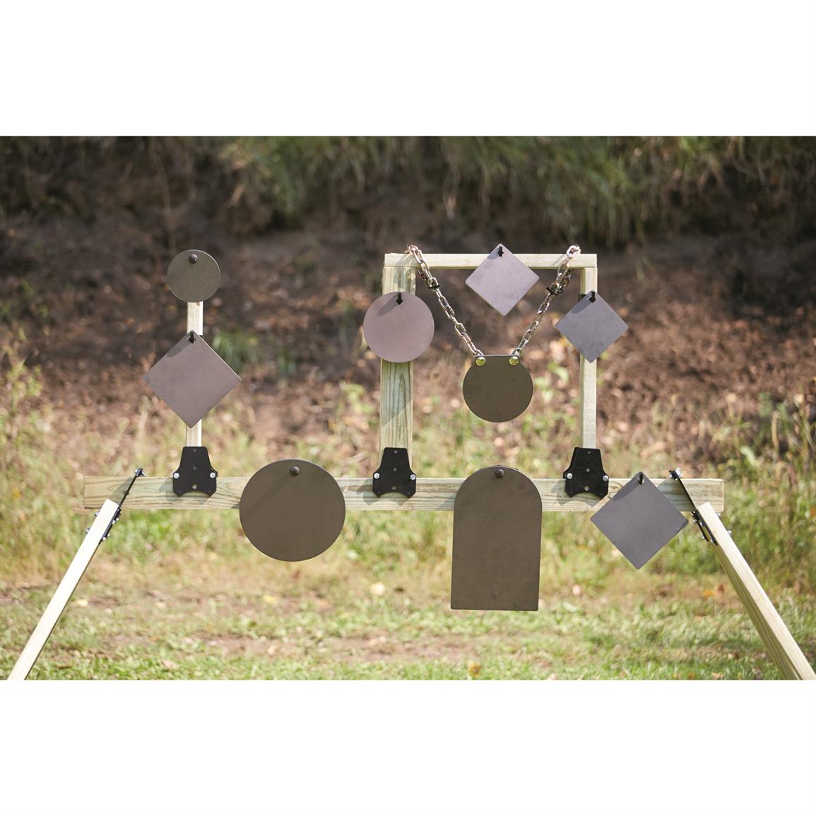 AR500 10 Round Steel Plate Shooting Targets 619677 Shooting Targets 