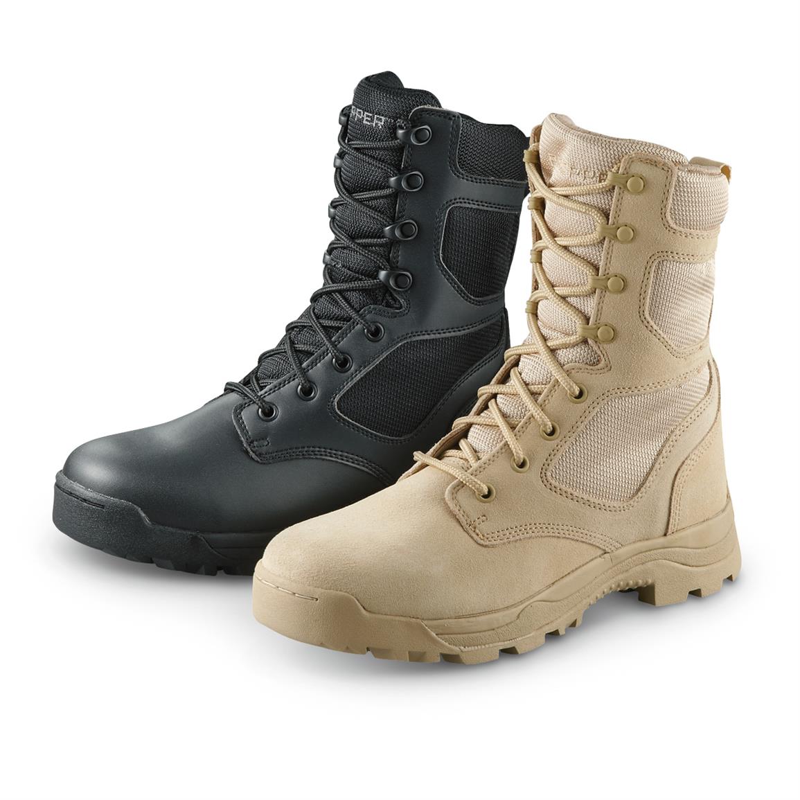 8 inch combat boots