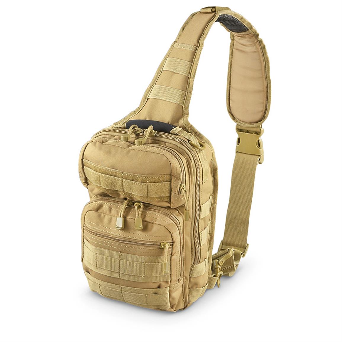 Fox Tactical Stinger Sling Bag - 620353, Military Style Backpacks & Bags at Sportsman&#39;s Guide