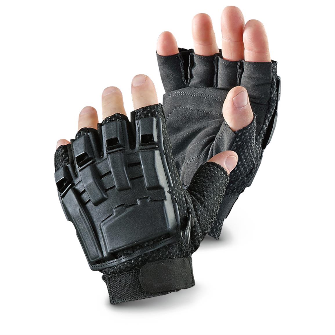 2 Prs. of Fox Tactical Halffinger Engagement Gloves 620498, Tactical