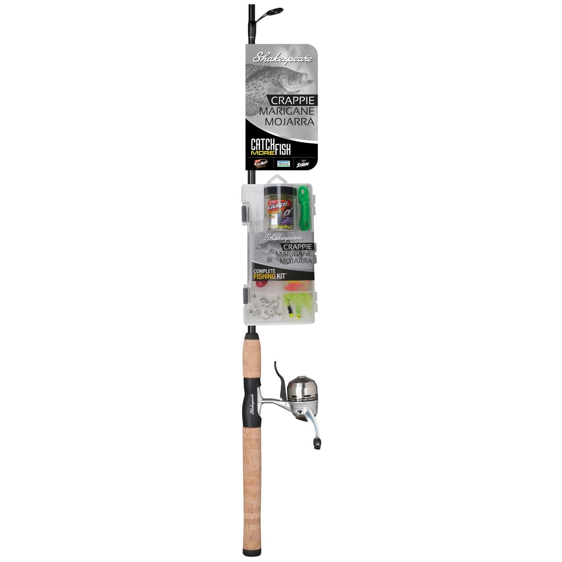 Shakespeare 7' Catch More Fish Crappie Underspin Combo Kit - 620851 ...