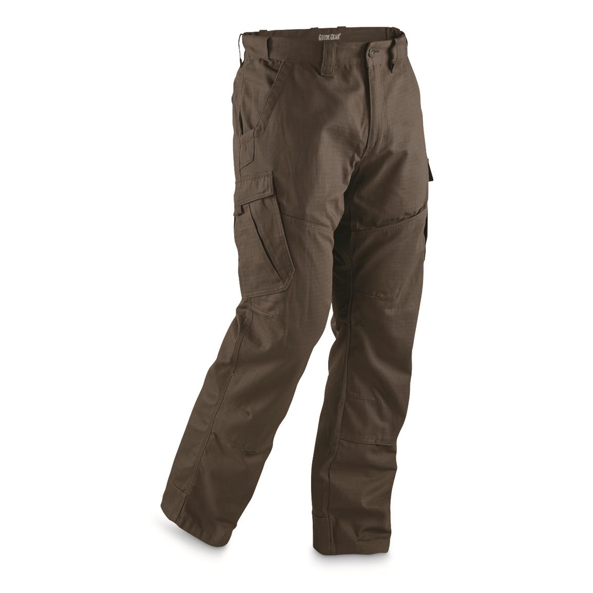 Guide Gear Men's Ripstop Cargo Work Pants - 621473, Jeans & Pants at ...