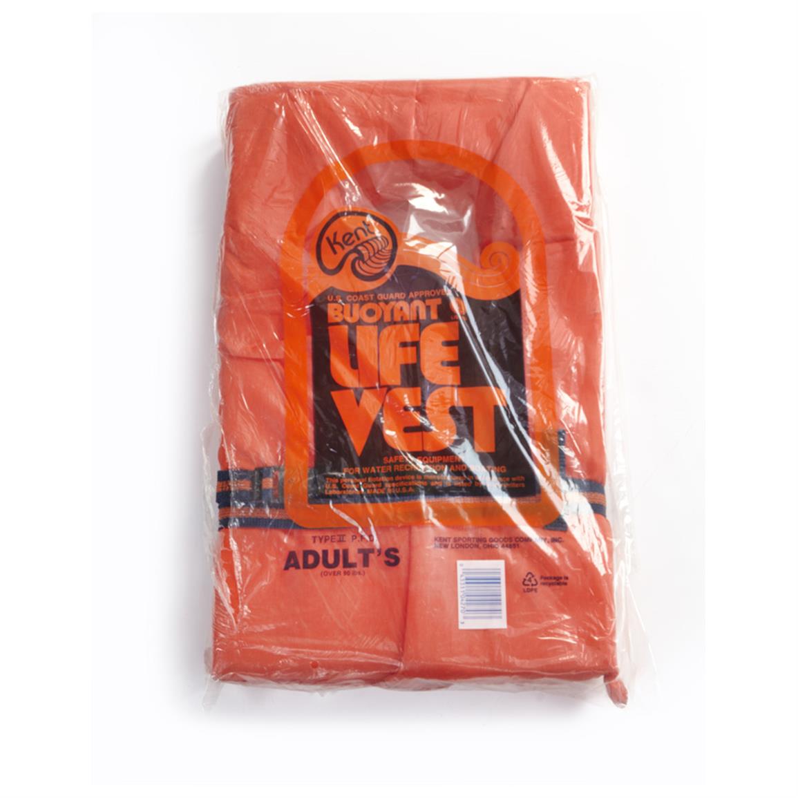 New U.S. Surplus Military Type II Life Vest 621502, Emergency