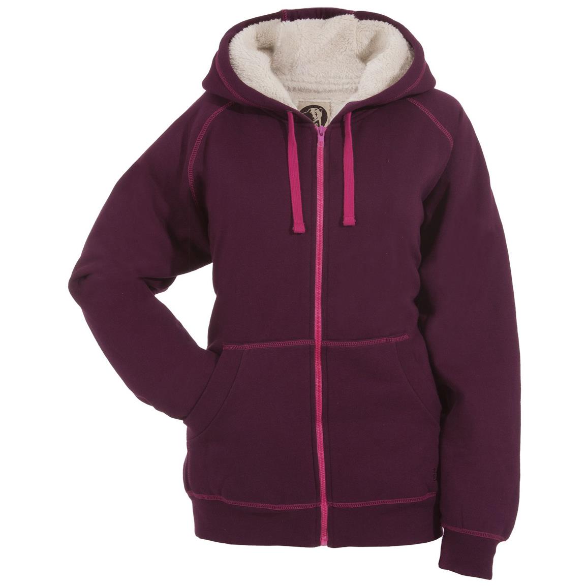 Women's Berne® Full-zip Hooded Sweatshirt - 621574, Sweatshirts ...