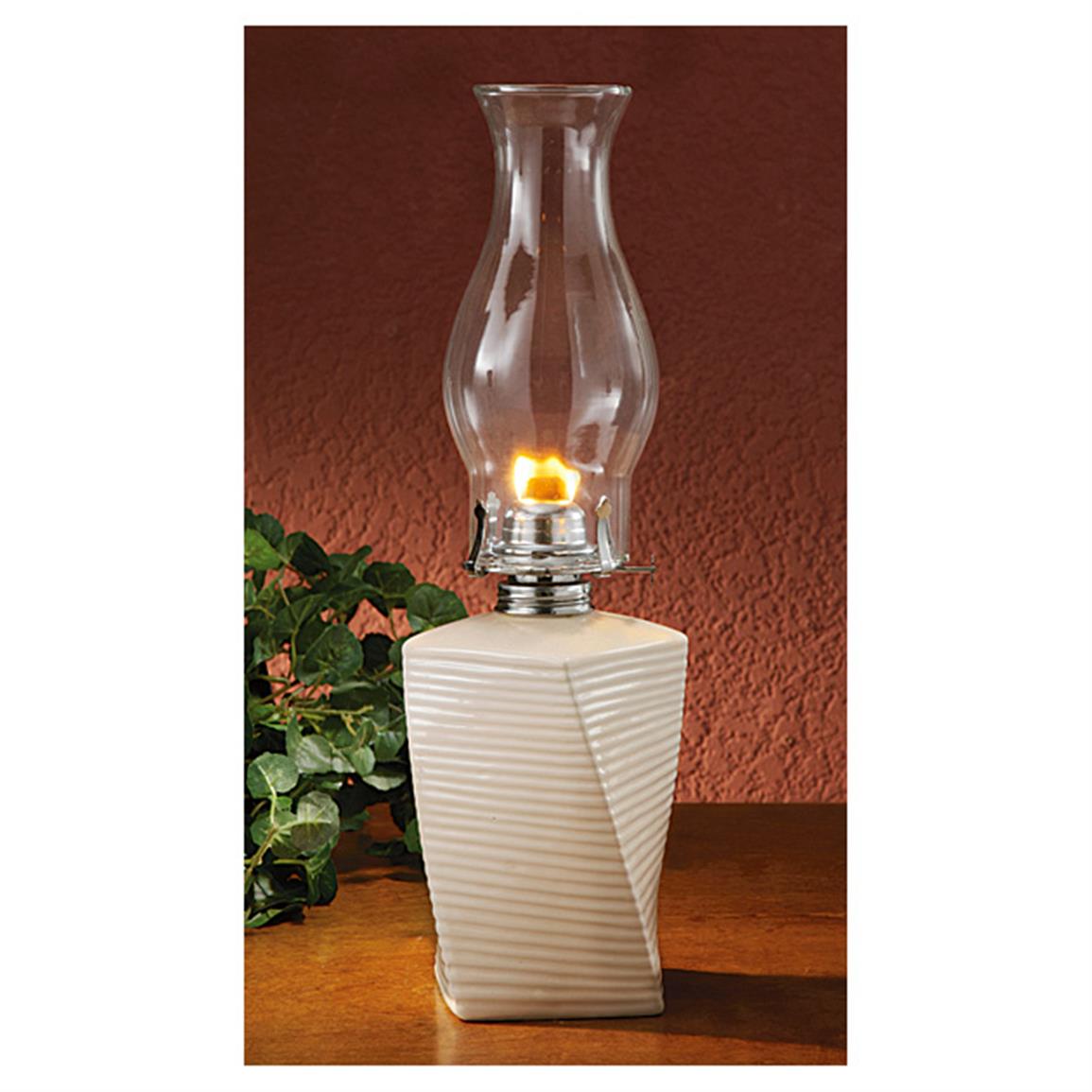 Ceramic Base Oil Lamp