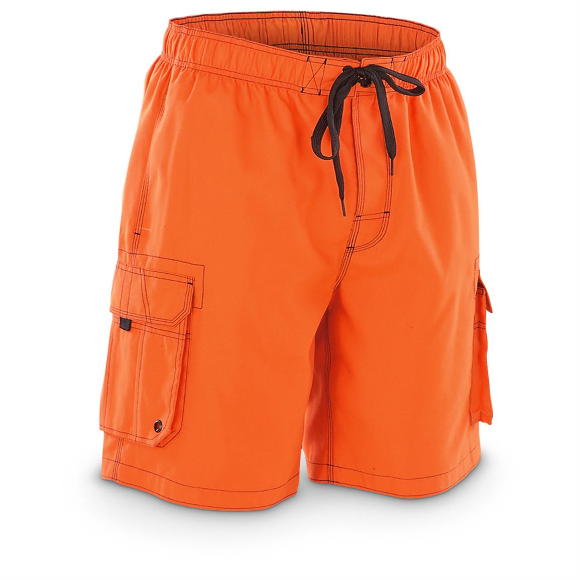 mens cargo swim trunks