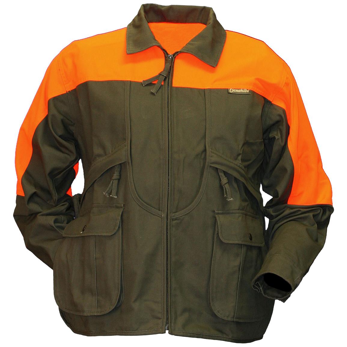 Gamehide Rooster Upland Jacket - 621893, Blaze Orange & Blaze Camo at ...