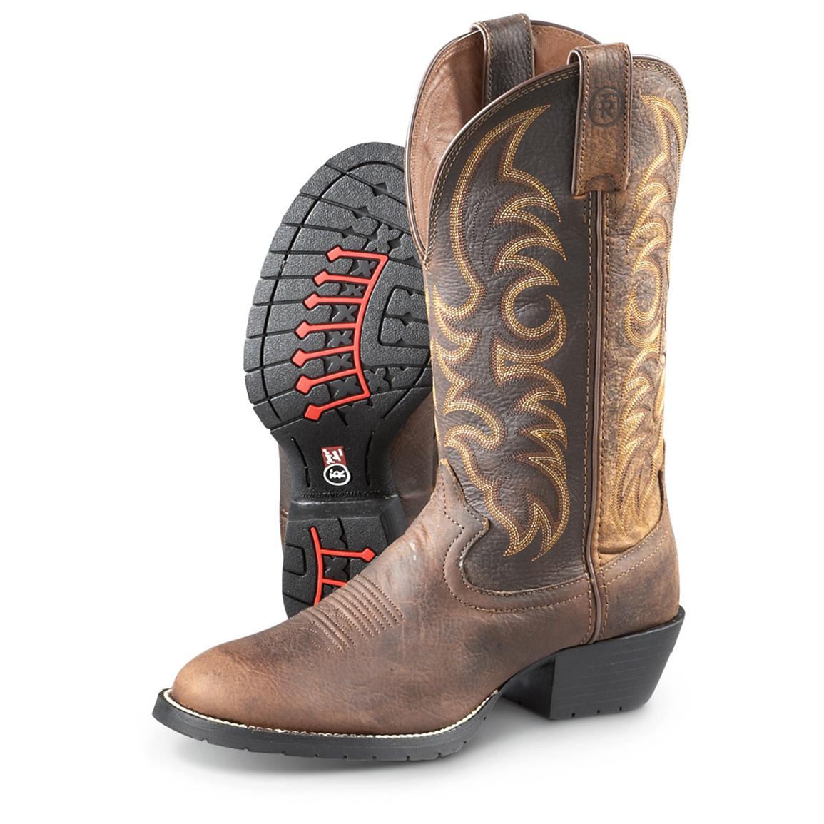 Tony Lama 3R Pitstop Western Boots - 622015, Cowboy & Western Boots at ...
