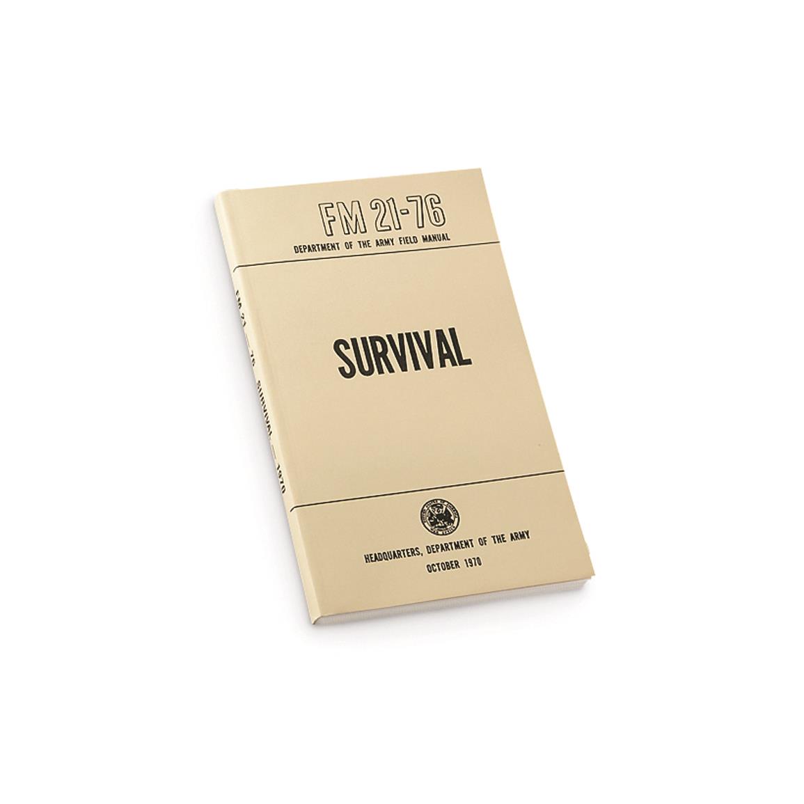 New U.S. Military Surplus Technical Manual on Survival