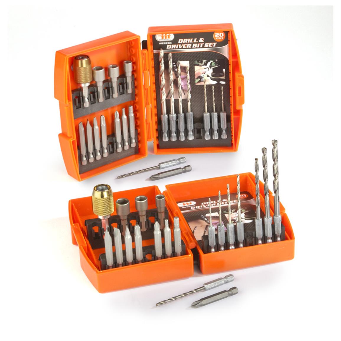 IIT 40Pc. Quick Change Driver & Drill Bit Set 622190, Hand Tools
