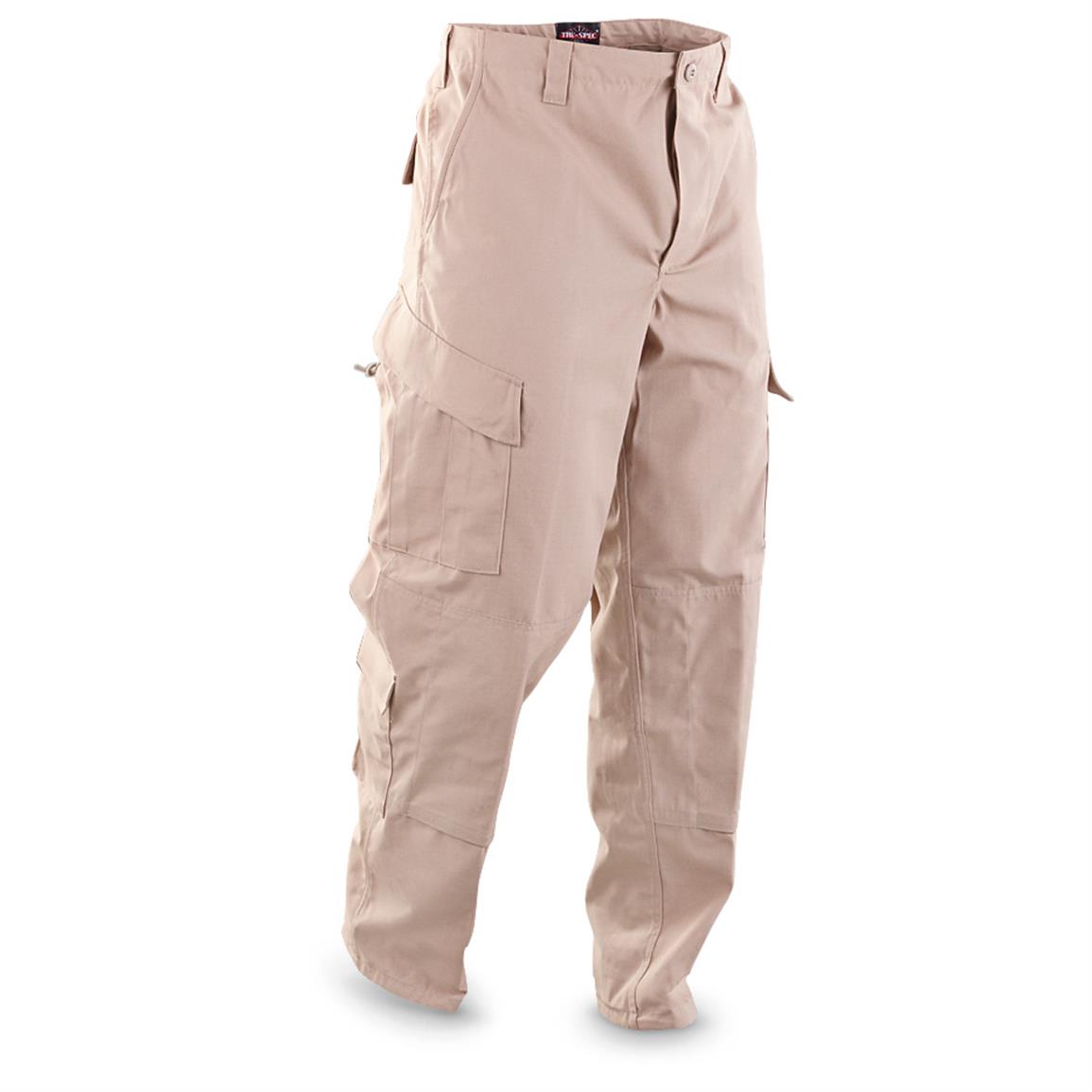 TRU-SPEC Khaki Tactical Response Pants - 622287, Tactical Clothing at ...