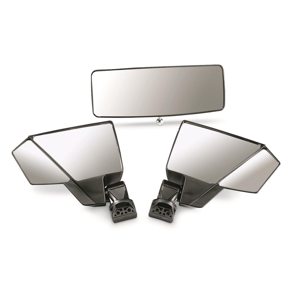 Kolpin UTV Side Mirror Set with BONUS Rear View Mirror