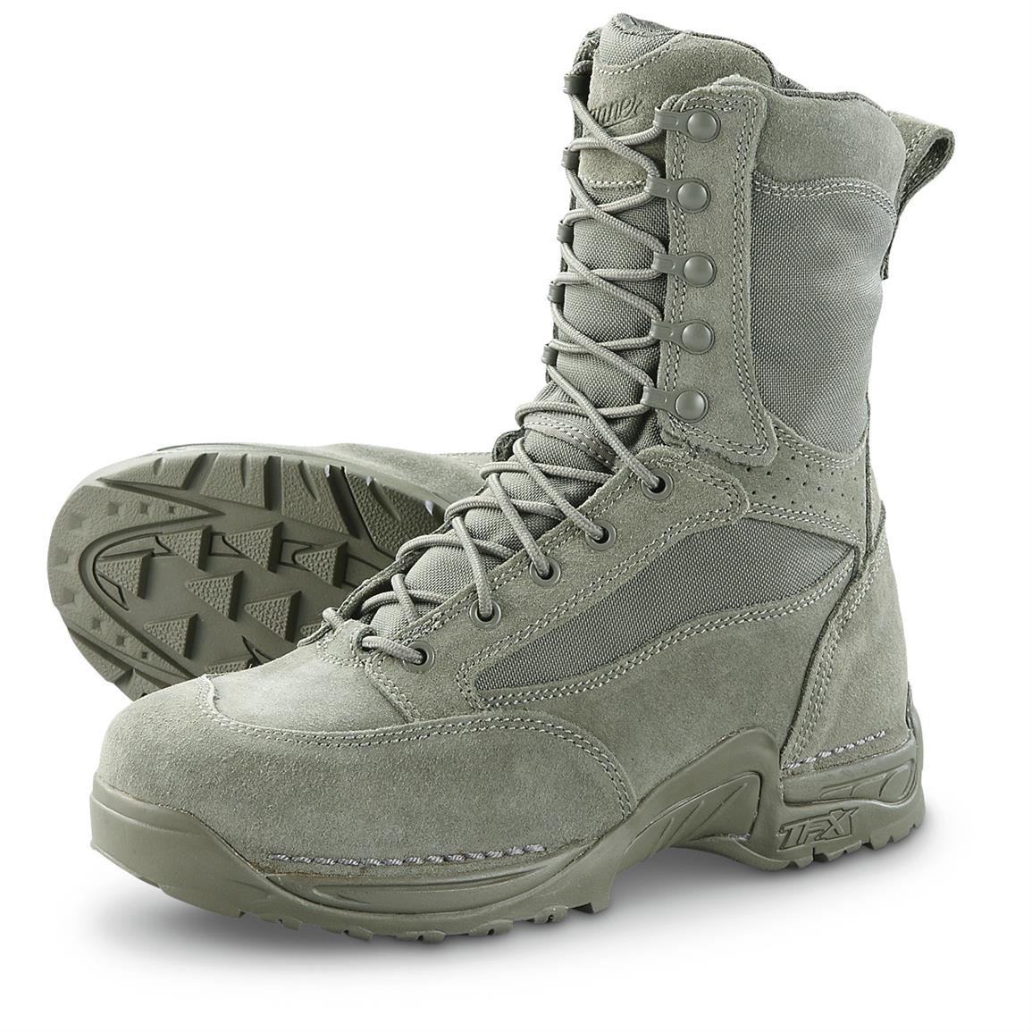 bates sage green boots