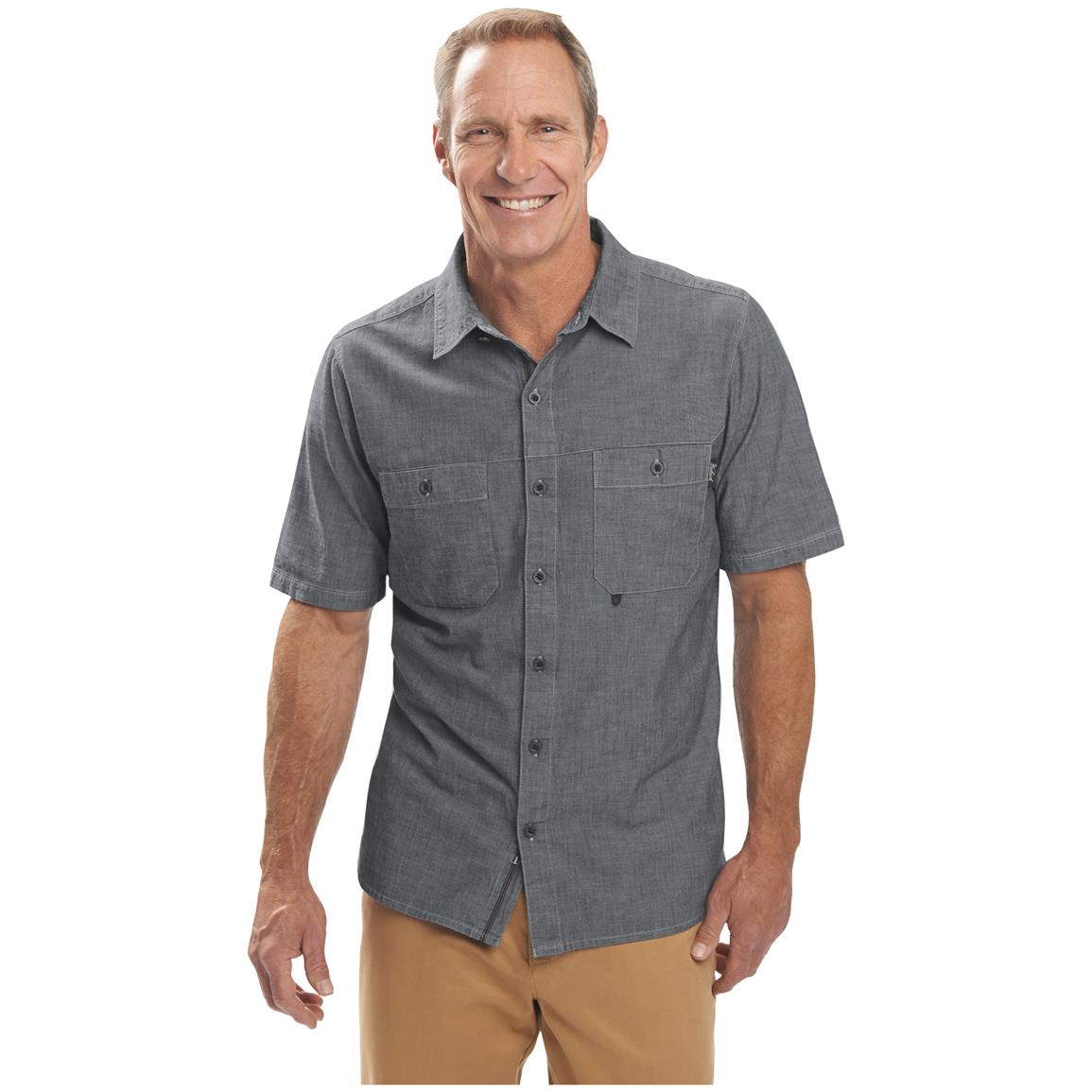 Woolrich Men's Route 99 Short-sleeved Shirt - 623323, Shirts & Polos at ...