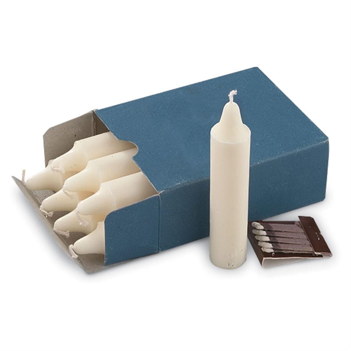 4 Boxes of 8 Utility Candles 25765, Emergency & Rescue at Sportsman's