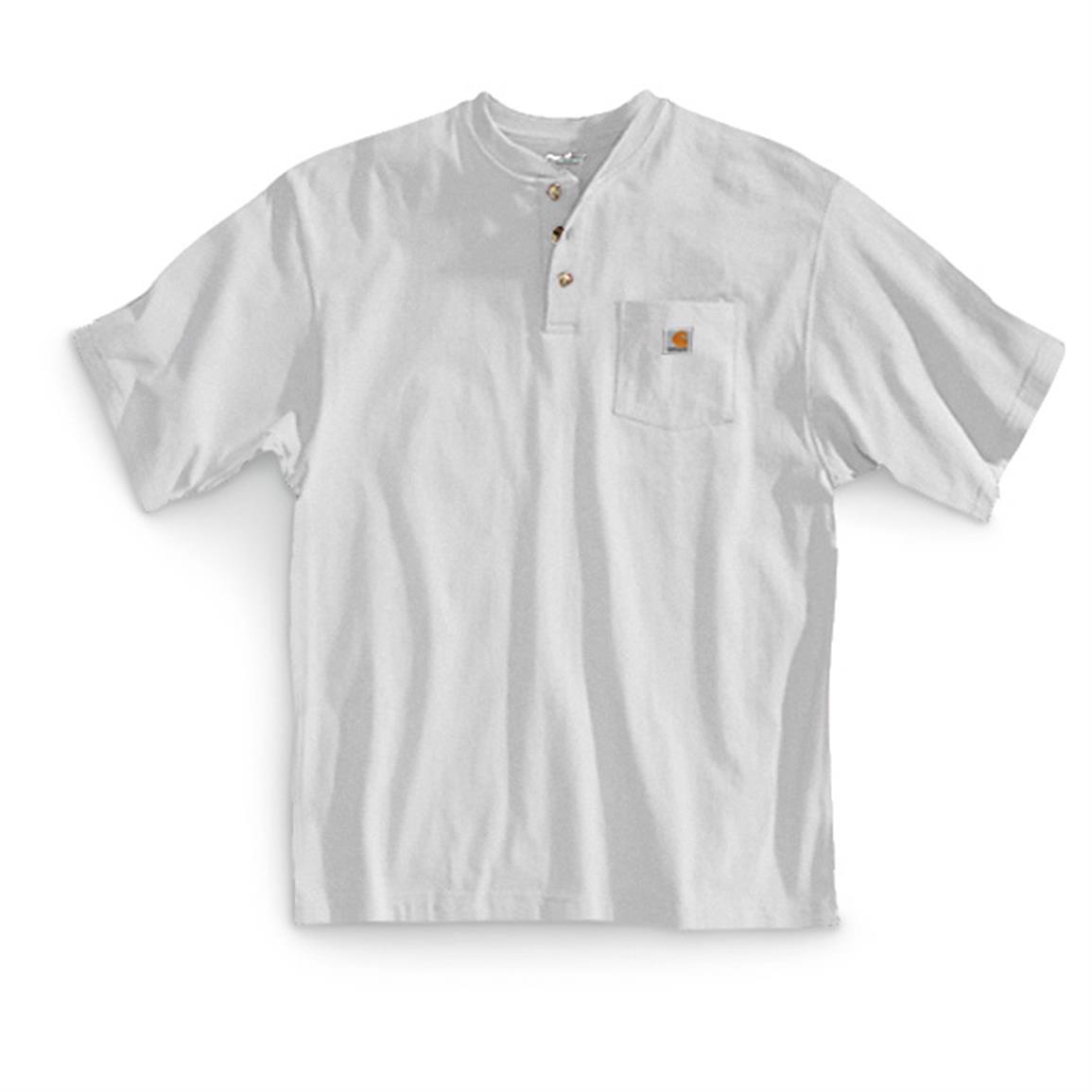 Carhartt Men's Workwear Pocket Short Sleeve Henley Shirt - 623531, T ...