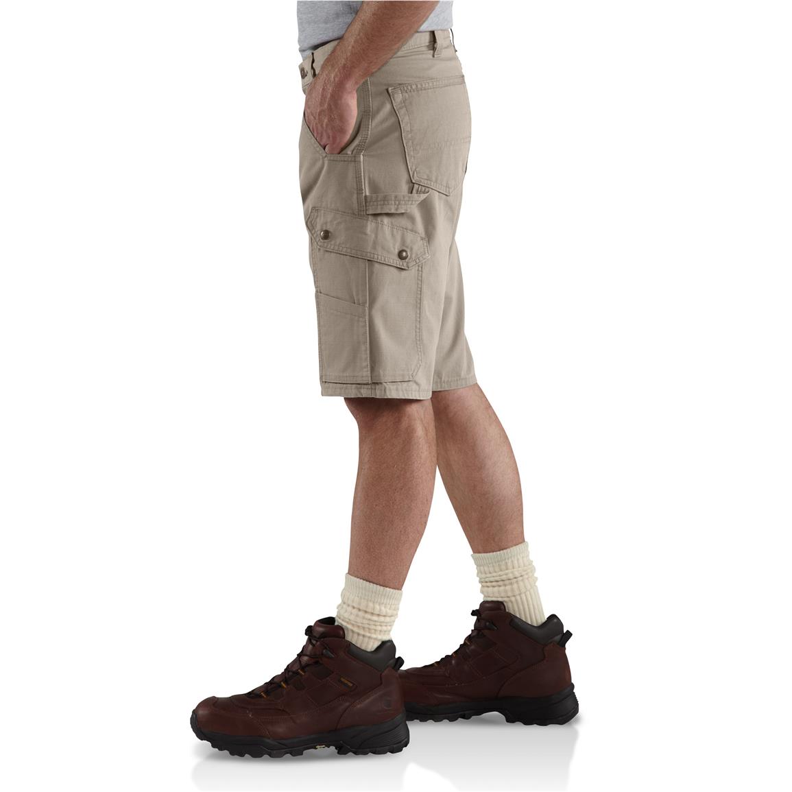 mens cargo shorts with snap pockets